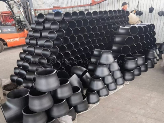Redutor concêntrico preto da solda de extremidade da CCE dos encaixes SMLS da solda do aço carbono do ANSI Sch 10
