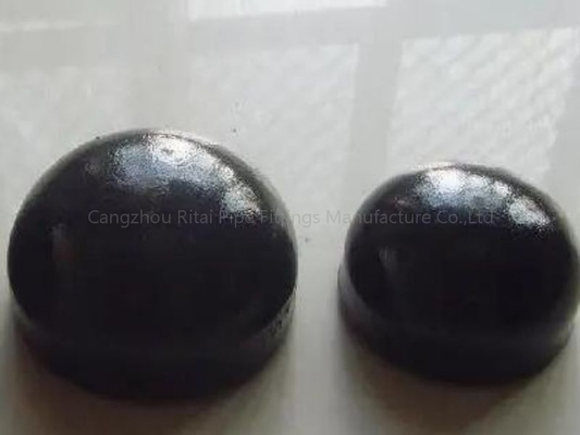 O preto lubrificou 6 ANSI 16,9 Sch40 STD XS de Sch 80 do tampão de extremidade da solda de extremidade da polegada