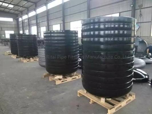 Solda de extremidade STD dos tampões de extremidade da tubulação de aço do grande diâmetro de BW ASTM B16.9 24&quot; a 48&quot;