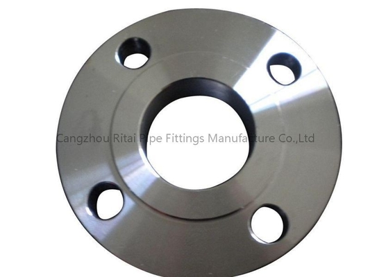 Flange lisa P265GH PN25 PN16 da soldadura 125NB, pintura do preto do MS Slip On Flanges de SCH 80
