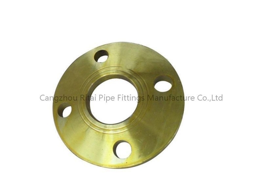 Flange lisa P265GH PN25 PN16 da soldadura 125NB, pintura do preto do MS Slip On Flanges de SCH 80