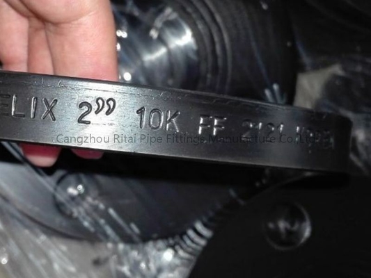 flange de placa de aço de 5K 10K classe 300 JIS B2220 SS400 de 12 polegadas