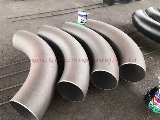 Encaixes de tubo de aço 2D 5D de ASME B16.28 6D 8D 9D 10D 4 polegadas curvatura de 90 graus