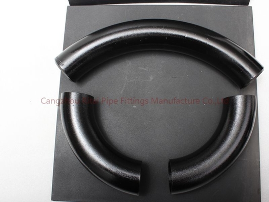 Aço carbono das curvaturas de tubulação de A420 WPL6 3D 180 30 45 60 carbono soldado extremidade de 90 graus