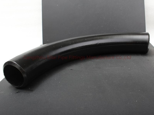 Aço carbono das curvaturas de tubulação de A420 WPL6 3D 180 30 45 60 carbono soldado extremidade de 90 graus
