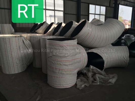 ASTM N.B. 1200 raio curto dos grandes cotovelos da tubulação aço carbono do grande diâmetro de BW de 45 graus