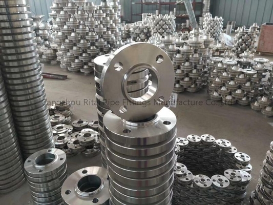 O deslizamento de aço do ANSI B16.5 de AMSE no RUÍDO EN1092 BS do CS 10K JIS da flange forjou
