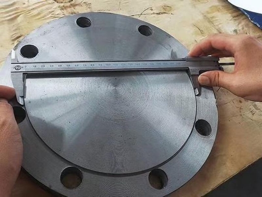 anel traseiro de aço suave da flange cega de 300# 600# A105N, flange de placa do aço carbono do FF