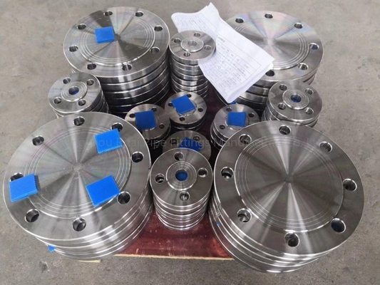 anel traseiro de aço suave da flange cega de 300# 600# A105N, flange de placa do aço carbono do FF