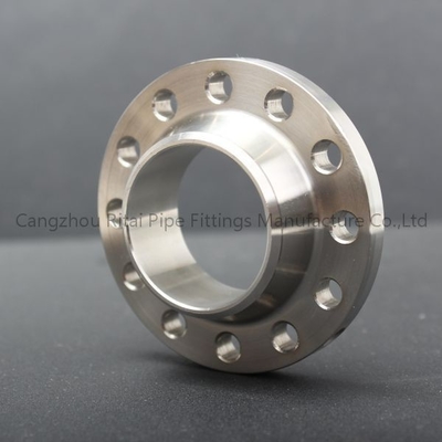 Flange forjada aço carbono de solda da flange do pescoço do Ansi B16.5 do ruído para o encaixe de tubulação