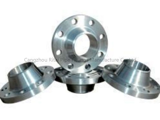 RUÍDO liso do ANSI JIS do RF FF RTJ da flange do pescoço da soldadura de aço carbono da cara