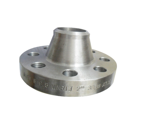 A flange de solda da placa de aço carbono de ASTM B16.5 300# lubrificou a flange aumentada pescoço de solda da cara