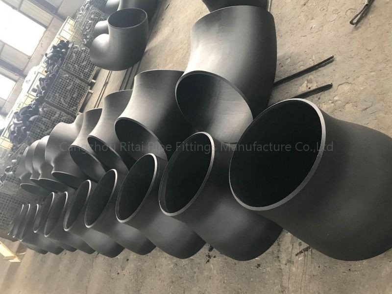 Aço carbono grande concêntrico Buttweld do tamanho do redutor do encaixe de tubulação de SCH 80 SCH 160