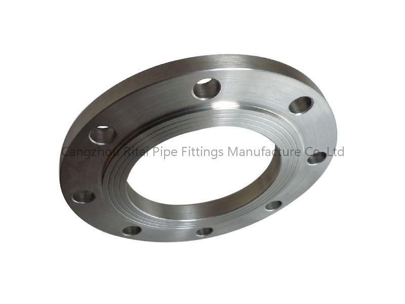 Flange lisa P265GH PN25 PN16 da soldadura 125NB, pintura do preto do MS Slip On Flanges de SCH 80
