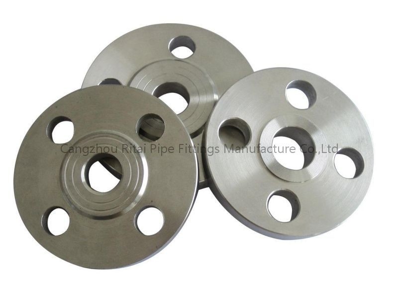 Tipo aço carbono padrão do FF da flange de placa de aço S235JR BS4504 EN1092 RF RT RTJ