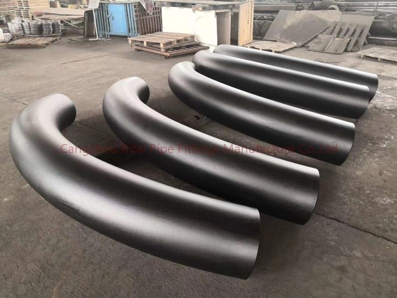 Sch40 Sch80 90 solda do aço carbono A53 106GR.B da curvatura ASTM A105 do cotovelo do grau