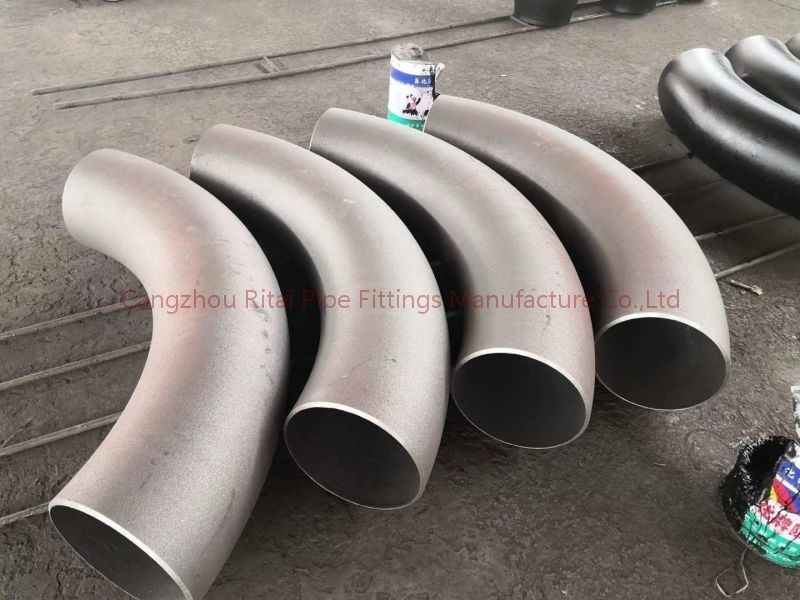Encaixes de tubo de aço 2D 5D de ASME B16.28 6D 8D 9D 10D 4 polegadas curvatura de 90 graus