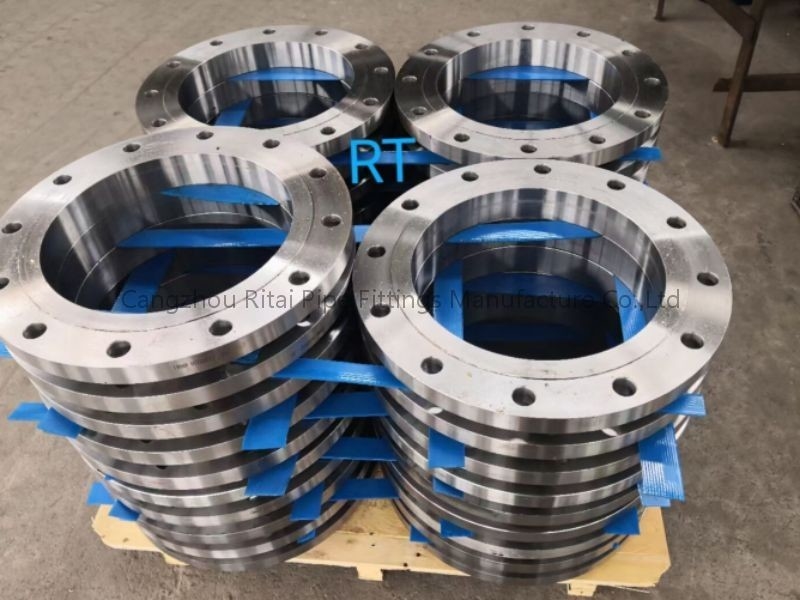 O deslizamento de aço do ANSI B16.5 de AMSE no RUÍDO EN1092 BS do CS 10K JIS da flange forjou