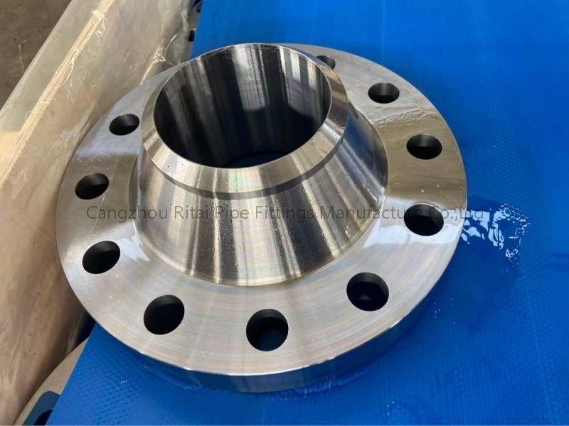 SÉRIE B A105 A105N 150# STD SCH40 DA FLANGE ASTM B16.5 B16.47 DO PESCOÇO DA SOLDA